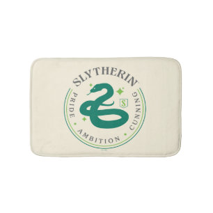 Tapis De Bain SLYTHERIN™ Insigne de fierté de la Maison du serpe