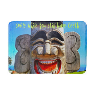 Tapis De Bain Smile Citation Typographie Laughing Teeth Totem Ph