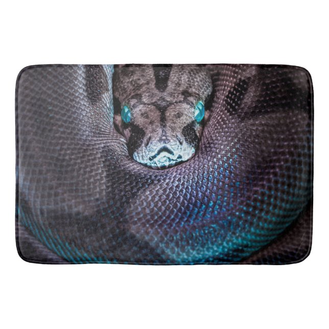 Tapis De Bain Snake boa anaconda python reptile serpent gris (Devant)