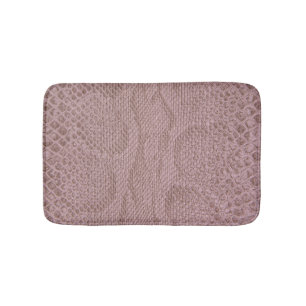 Tapis De Bain Snakeskin rose