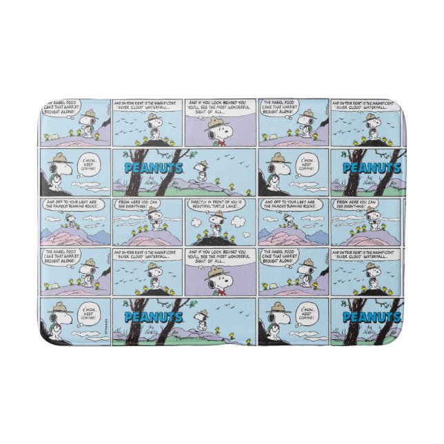 Tapis De Bain Snoopy & Friends | Aller Randonnée (Devant)
