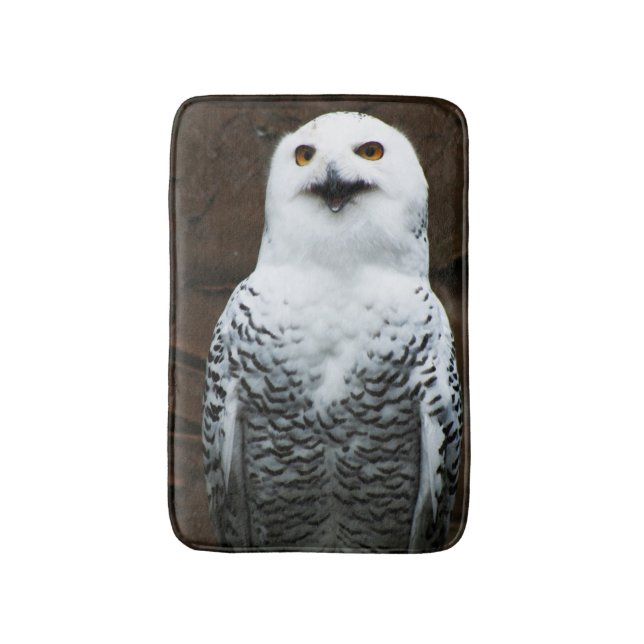 Tapis De Bain Snowy Owl bmcna (Devant (Vertical))