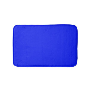 Tapis De Bain Solid color plain sapphire bright blue