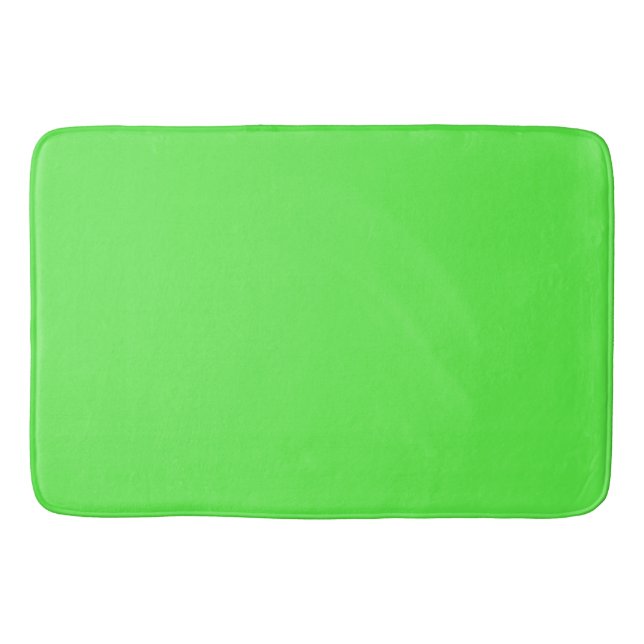 Tapis De Bain Solid LIme Vert (Devant)