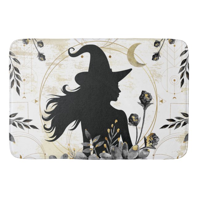 Tapis De Bain Sorcière contemporaine d'Halloween 3 (Devant)