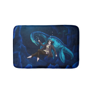 Tapis De Bain Sous l'eau avec Plesiosaurus
