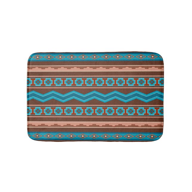Tapis De Bain Southwest Style Geometric Cameron Gorge Design Sm (Devant)