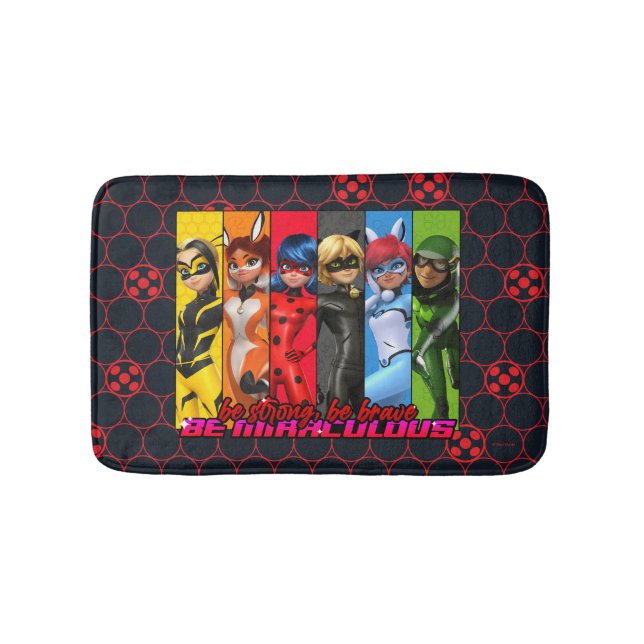 Tapis De Bain Soyez Fort, Soyez Courageux, Soyez Miraculeux (Devant)