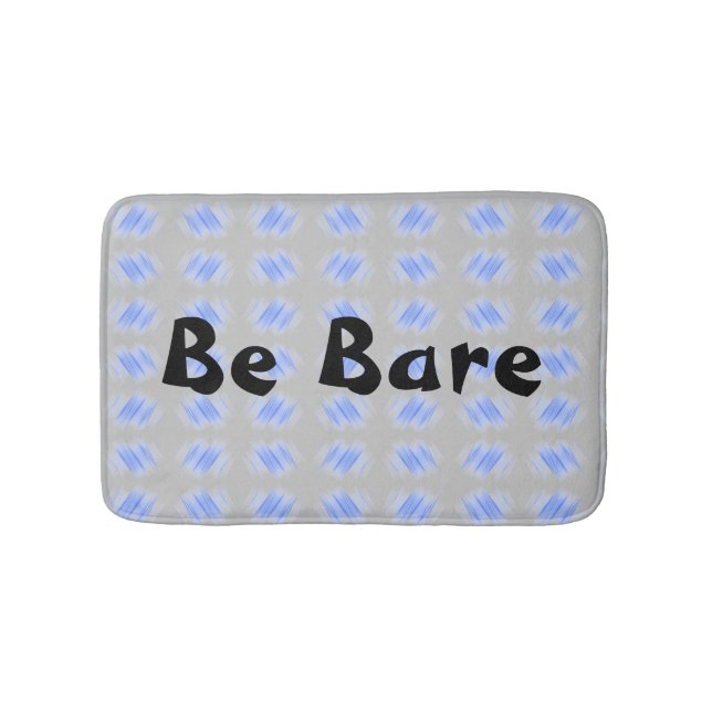 Tapis De Bain Soyez nu gris clair Abstrait Mat de bain (Devant)