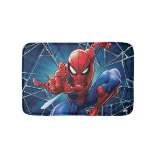 Tapis De Bain Spider-Man   Saut en tirant des toiles
