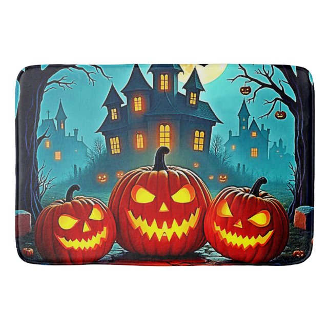 Tapis De Bain  Spooky Night Haunted House Thrills (Devant)