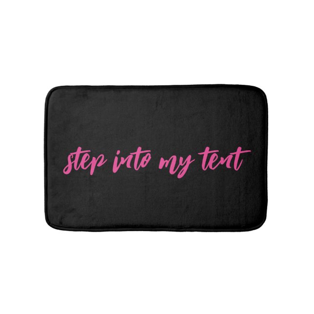 Tapis De Bain Spray Tan Artiste Entrez dans ma tente (Devant)