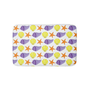 Tapis De Bain Starfish Sea Shells Seashore Beach House Vacances