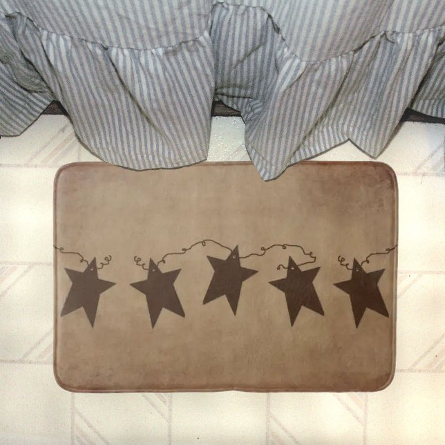 Tapis De Bain Stars rouillés Salle de bain Mat (Créateur téléchargé)