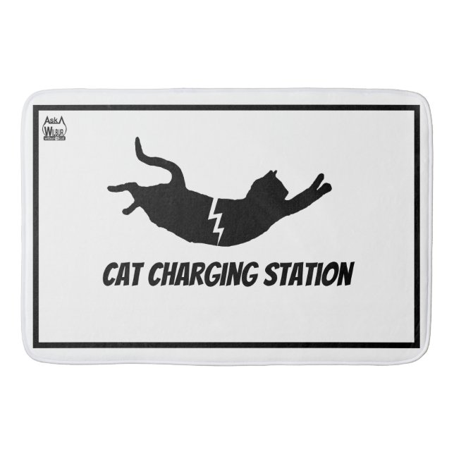 Tapis De Bain Station de chargement des chats (Devant)