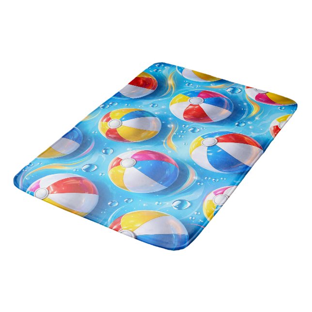 Tapis De Bain Summertime splash beach ball prem (Angle)