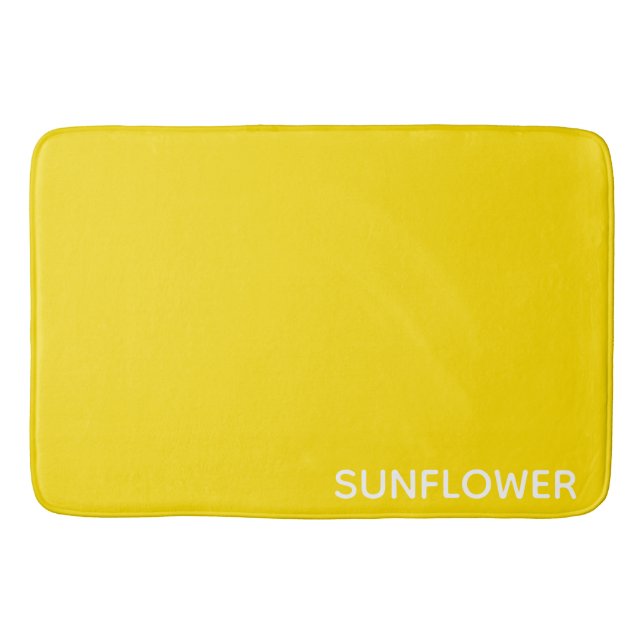 Tapis De Bain Sunflower Yellow Colour Name (Devant)