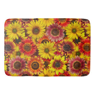 Tapis De Bain Sunflowers Motif sans couture