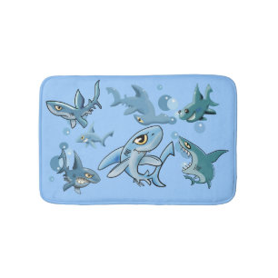 Tapis De Bain Super, Stupendant, Magnifique frisson de requins