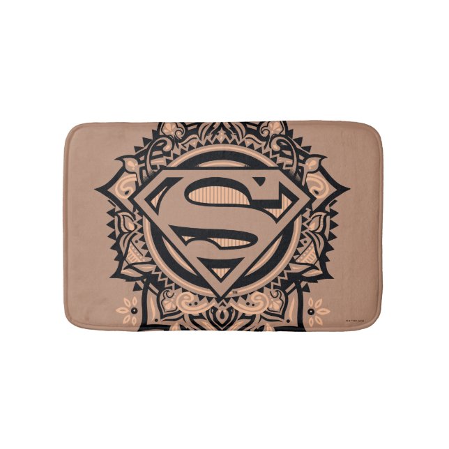 Tapis De Bain Supergirl Mandala Graphic (Devant)