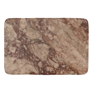 Tapis De Bain Surface de marbre Brown