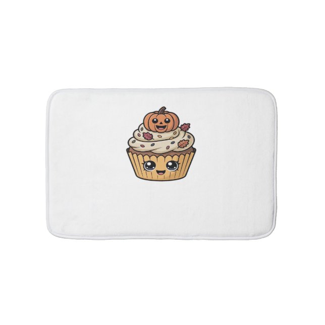Tapis De Bain t-shirt classique kawaii thanksgiving cupcake (Devant)