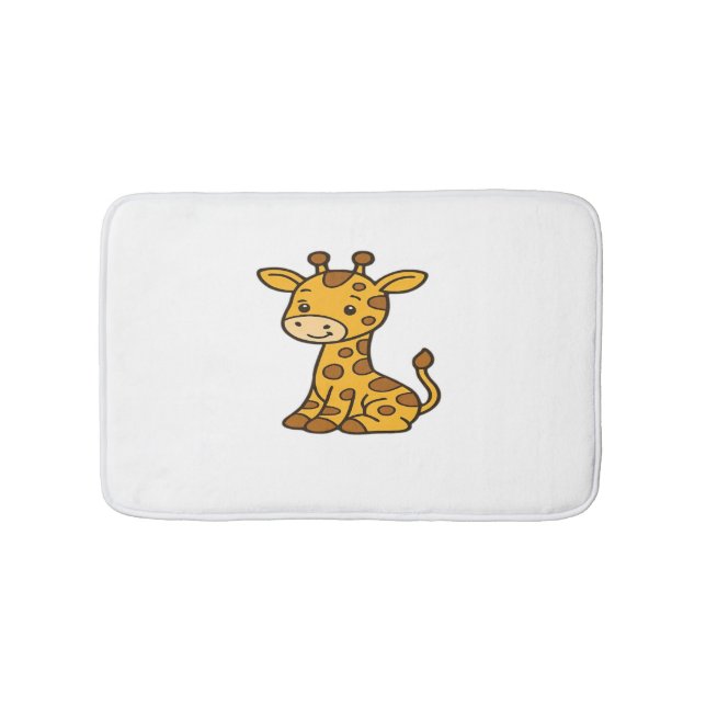 Tapis De Bain T-shirt classique pour bébé girafe (Devant)