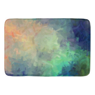 Tapis De Bain Tableau coloré Abstrait #5