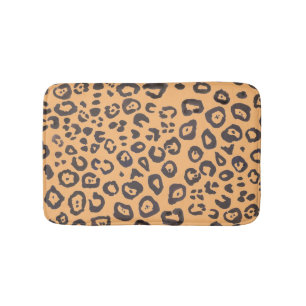 Tapis De Bain Tableau Motif animal Empreinte de léopard