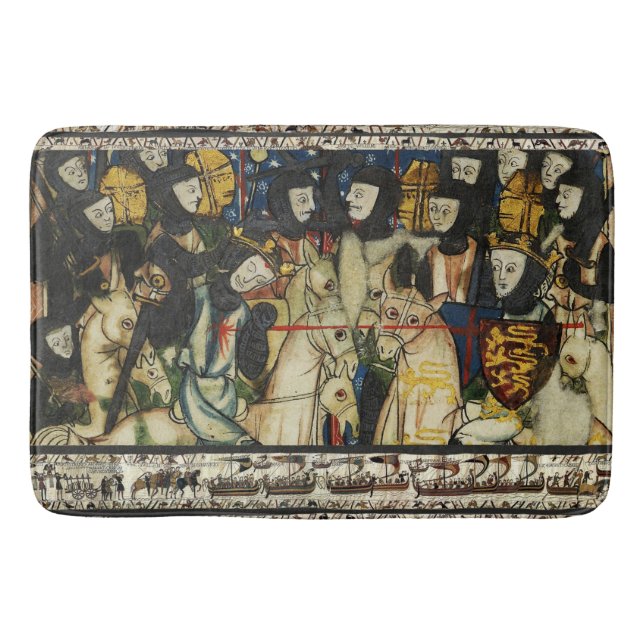 Tapis De Bain TAPESTRE BAYEUX 1066 Mort du roi Harold (Devant)