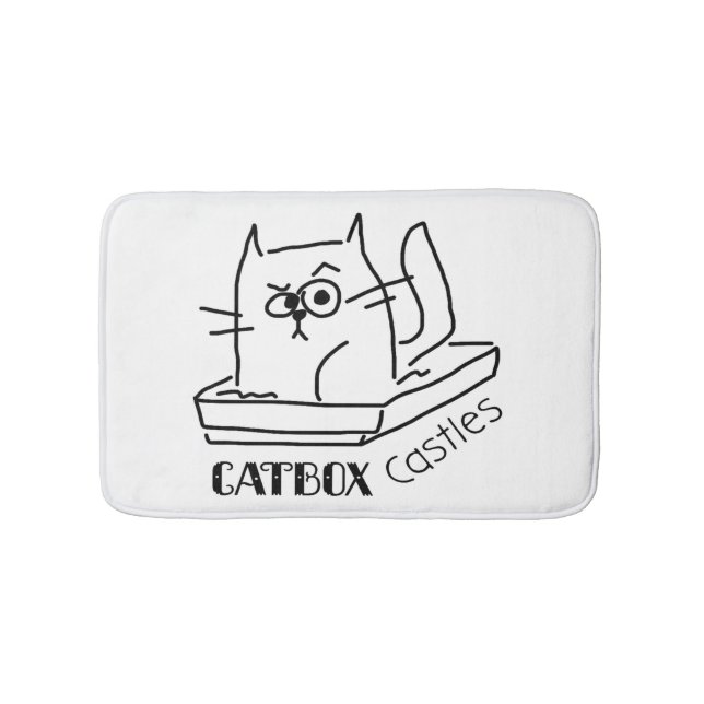 Tapis De Bain Tapis d'ordures de châteaux de Catbox (Devant)