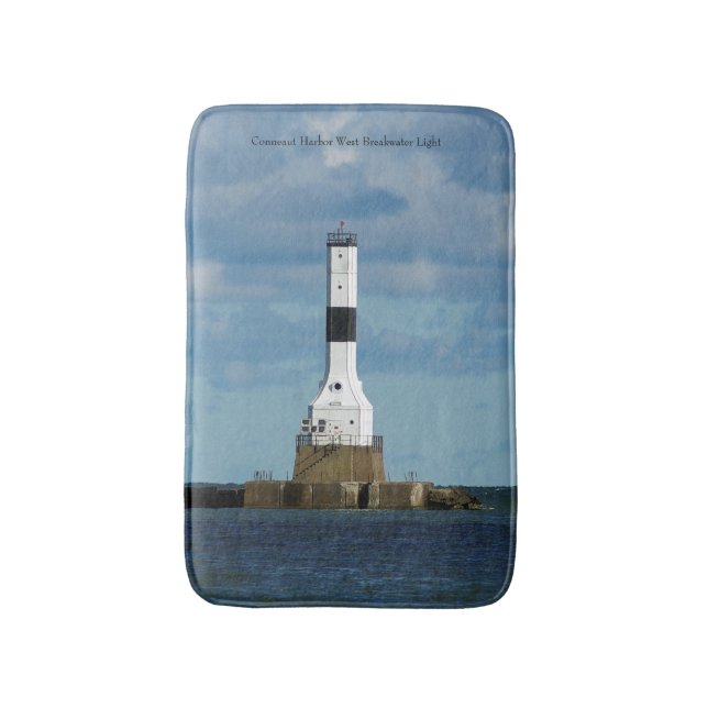 Tapis De Bain Tapis lumineux Conneaut Harbour West Breakwater (Devant (Vertical))