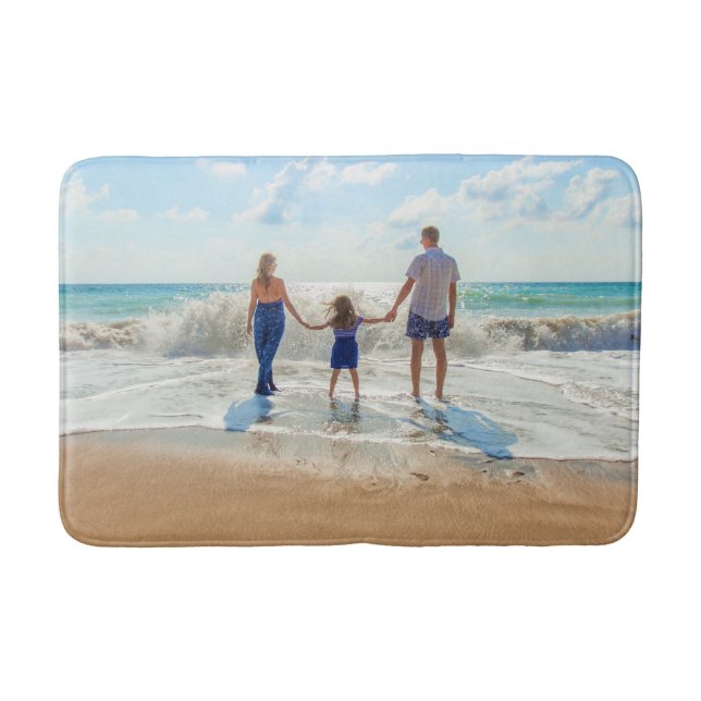 Tapis De Bain Tapis photo personnalisé avec votre propre design (Devant)