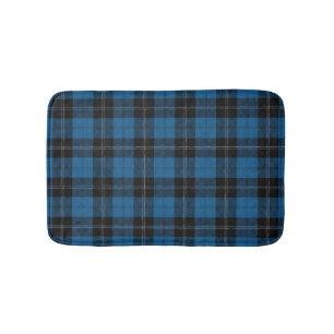 Tapis De Bain Tartan bleu écossais de chasse de Ramsay Ramsey d