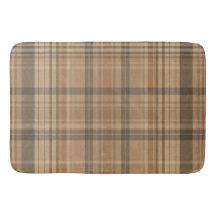 Tartan Carreaux Terracotta Brun Orange Poussiéreux