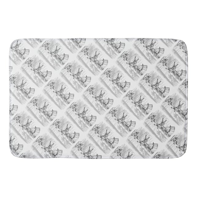 Tapis De Bain Tea Party Alice au pays des merveilles Thème du ba (Devant)