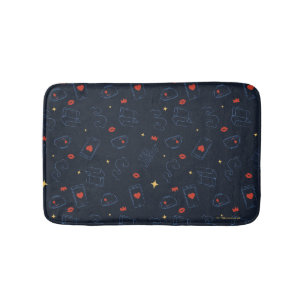 Tapis De Bain Ted Lasso   Tea et biscuit Icon Toss Motif