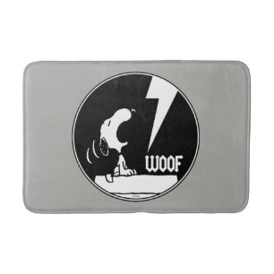 Tapis De Bain Tee - shirt   Snoopy Howling