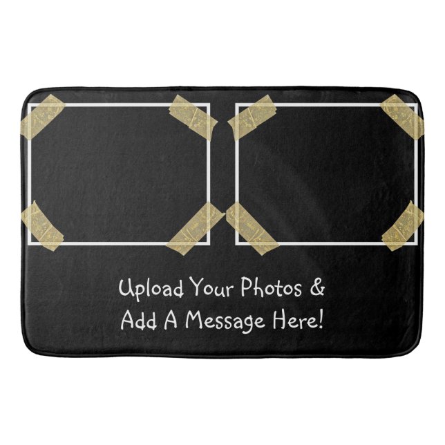 Tapis De Bain Téléchargez 2 photos et ajoutez un message personn (Devant)