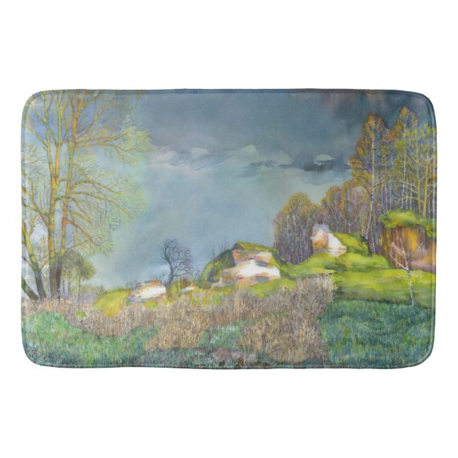 Tapis De Bain Tempête printanière (Devant)
