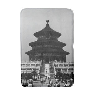 Tapis De Bain Temple Pekin de la Chine vintage du ciel