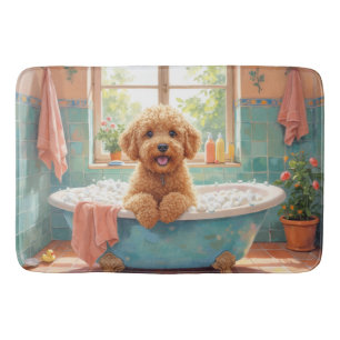 Tapis De Bain Temps de bain du Lagotto Romagnolo Décoration de s