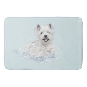 Tapis De Bain Temps de bain Westie