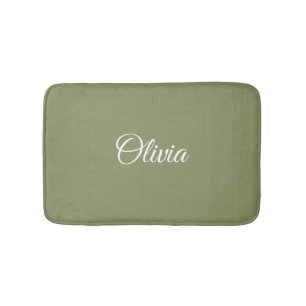 Tapis De Bain Tendance Couleur Reed Vert Bain Mat Personnalisé