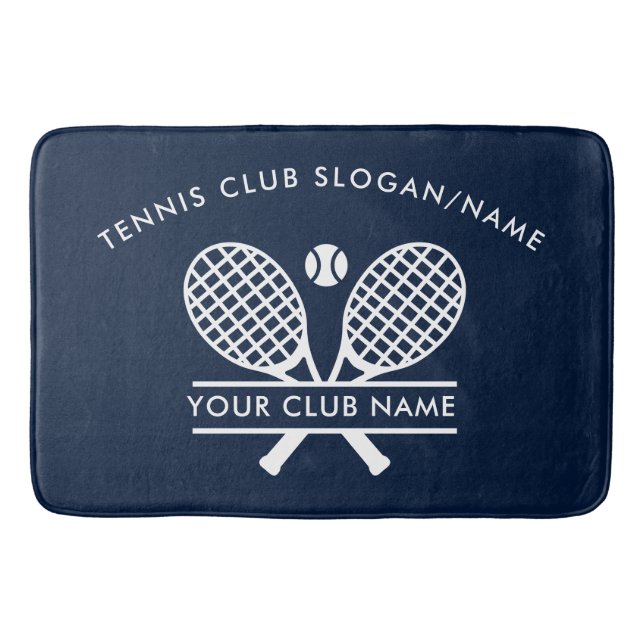 Tapis De Bain Tennis Country Club Nom de l'équipe Personnalisé M (Devant)