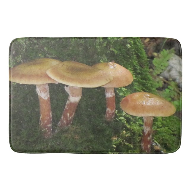 Tapis de bain terreux de champignon (Devant)