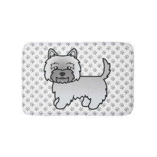 Tapis De Bain Tervueren Cairn Terrier Chien de Dessin Animé Mign