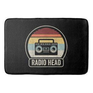 Tapis De Bain Tête radio Vintage