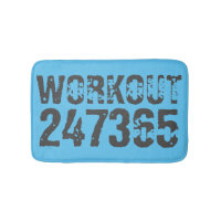 Texte usé et rayé Workout 247365 bleu
