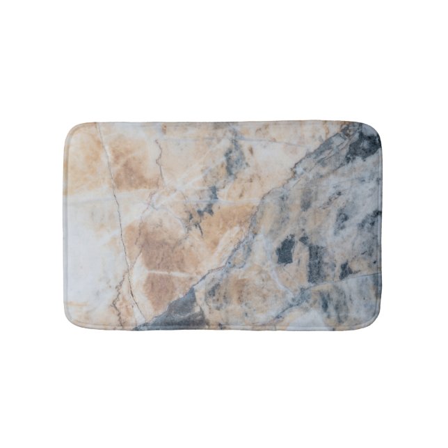 Tapis De Bain Texture cool en pierre de marbre (Devant)